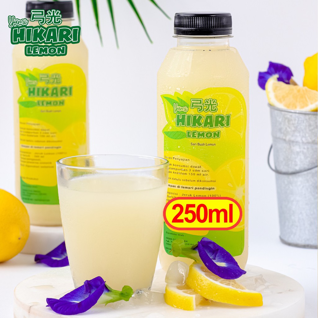 

Sari Lemon Peningkat Imun Diet Pelangsing BPOM Hikari 250ml 100% Buah Asli Detox Vitamin C