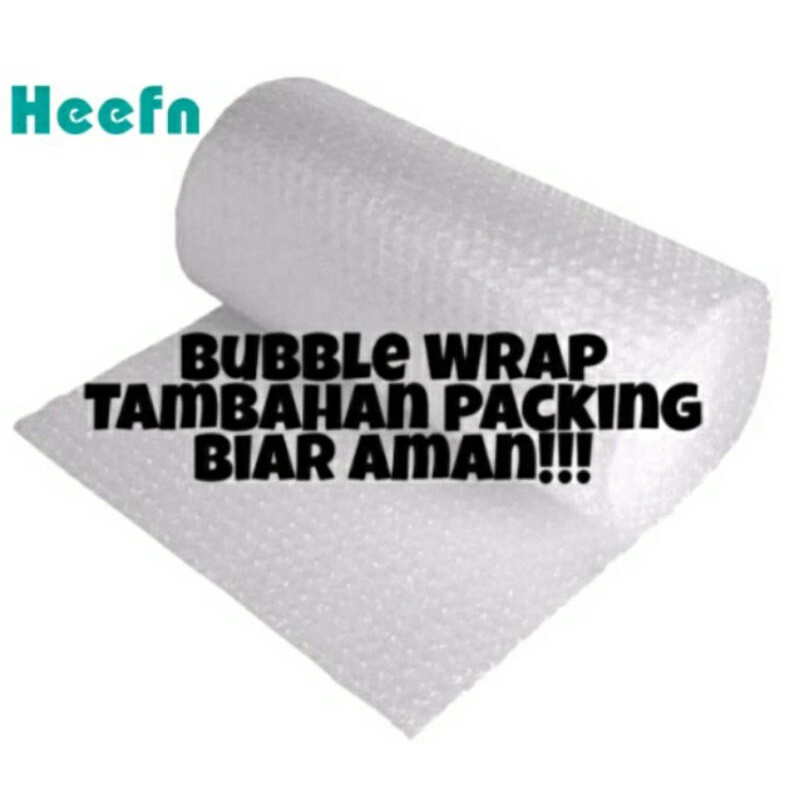 

Tambahan Packing Bubble Wrap agar tidak rusak dan aman saat pengiriman ekspedisi