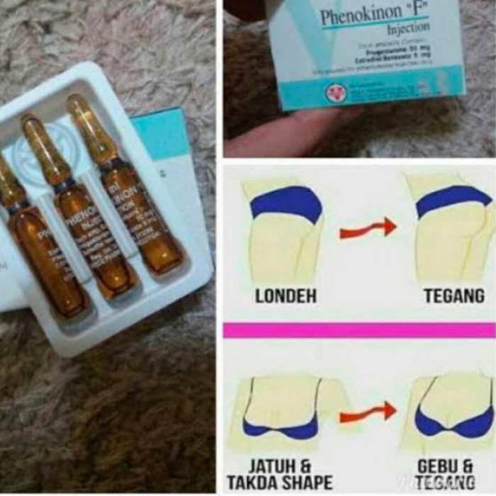 TERLARIS 3pcs/BOX Phenokinon Hormon Estrogen Kewanitaan Payudara Bokong Montok