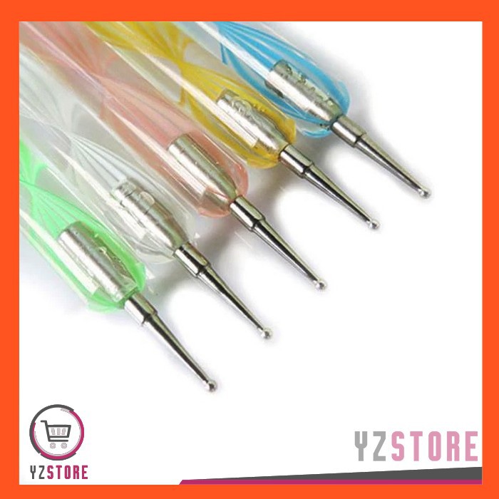 Kuas Kuku Nail Art Brush Kutek Plus Dotting 20 in 1 (J&amp;T COD / Bayar Ditempat) YZ26