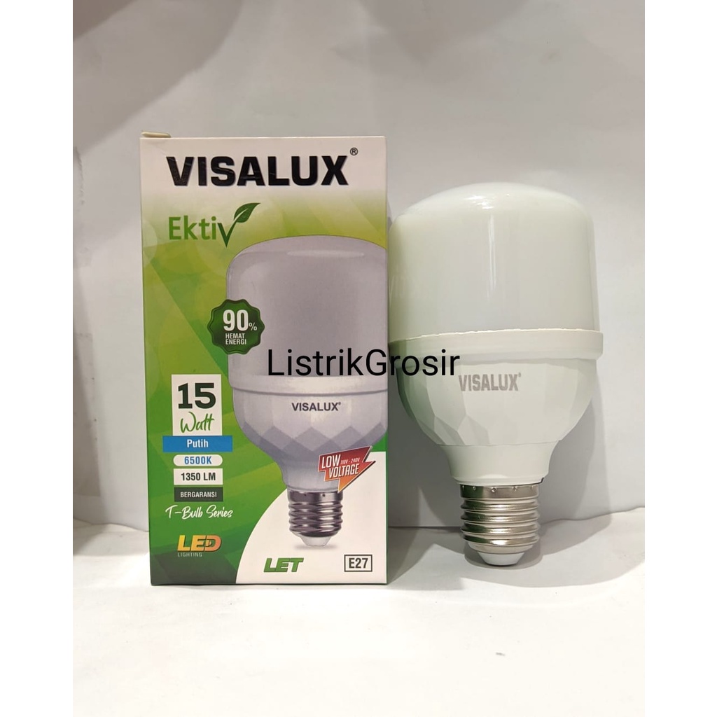 Lampu LED T Bulb VISALUX KAPSUL 5w 10w 15w 20w 30w 40Watt 50 60W Watt Putih