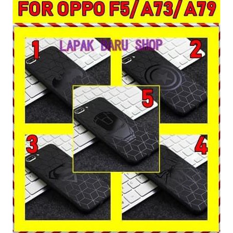 Case Oppo F5 / A73 / A79 Softcase Super Hero Series