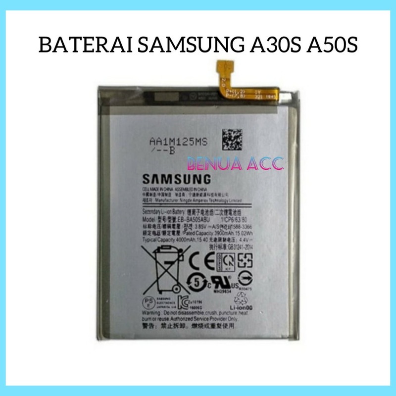 Battery Batere Batre Baterai Samsung A30s A307 A50s A507 EB-BA505ABU