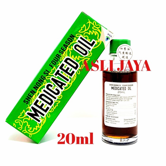 MEDICATED OIL 20 ML ORIGINAL