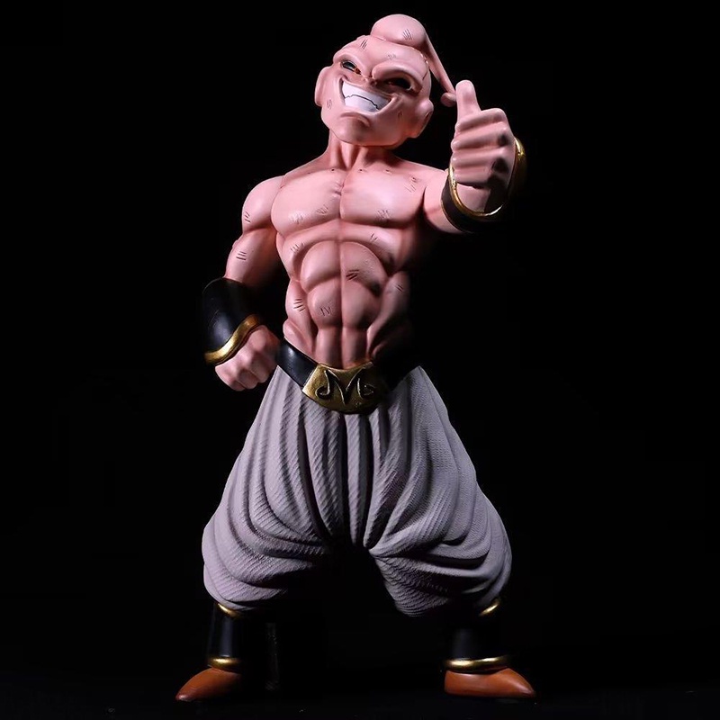 Mainan Action Figure Model Anime Dragon Ball Z GK Give The Thumbs-up Majin Buu 25cm Bahan PVC Untuk Hadiah Anak