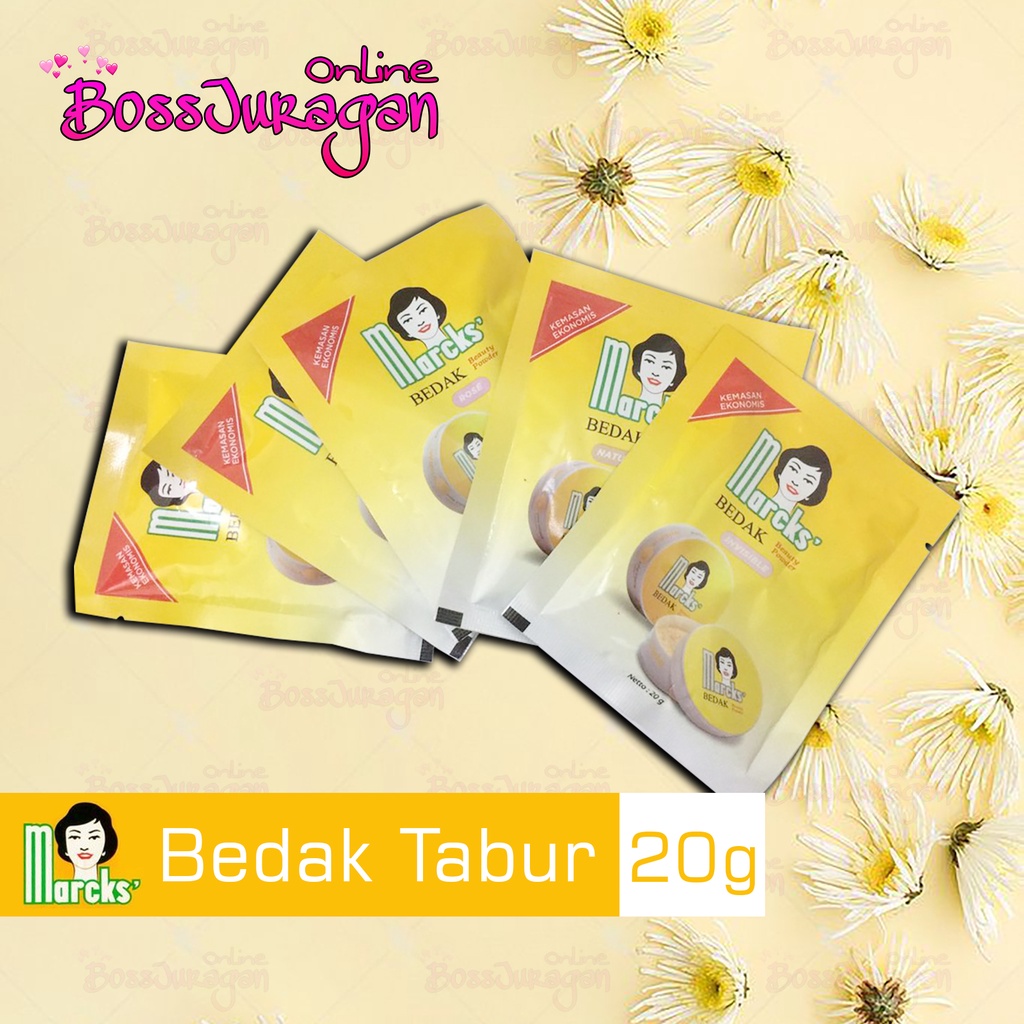 (BOSS) [SACHET] Bedak Marcks Tabur Beauty Powder / SACHET 20 gr