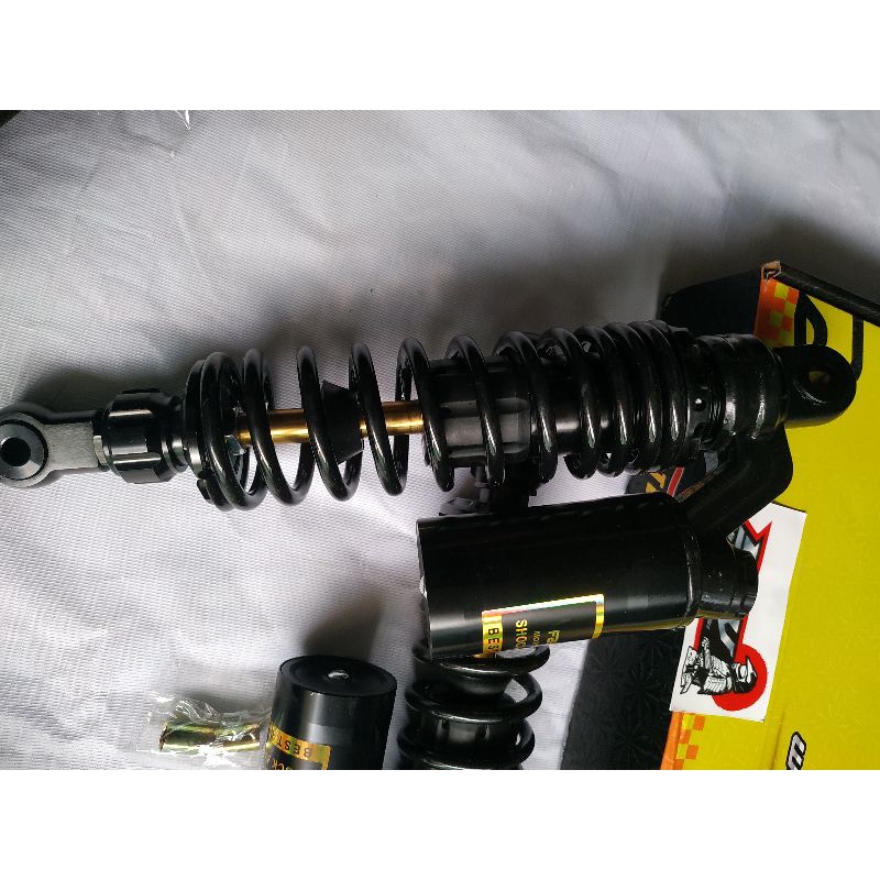 SHOCK/SKOK BELAKANG TABUNG AS GOLD BLACK SERIES FASTBIKES UKURAN 280 &amp; 320 MM PNP BEBEK CB GL MP TIGER FIZR JUPE VEGA TERMURAH