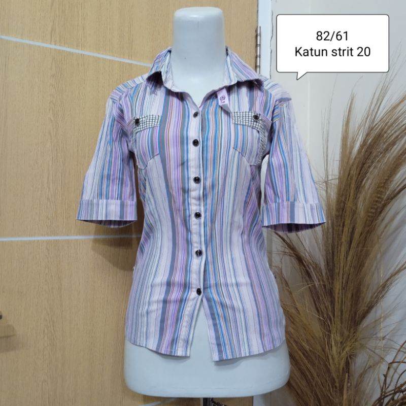 PRELOVED THRIFT KEMEJA WANITA // KEMEJA WANITA // PRELOVED KEMEJA // THRIIFT KEMEJA // THRIFT KEMEJA BEKAS-2