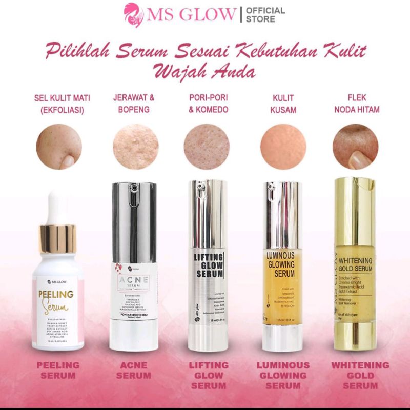 serummsglow/serumluminous/serumLifting/serumacne/serumpeeling/serumgold