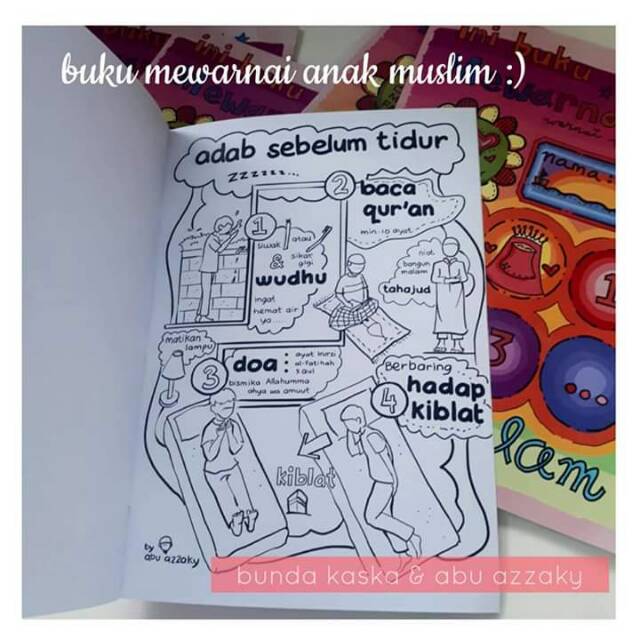 Buku Mewarnai Anak Muslim Shopee Indonesia