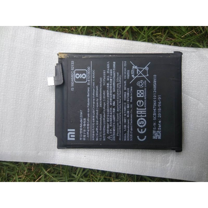 BATTERY BATERAI BATRE XIAOMI REDMI 6 PRO MI A2 LITE BN47 BN 47 BN-47 ORIGINAL COPOTAN