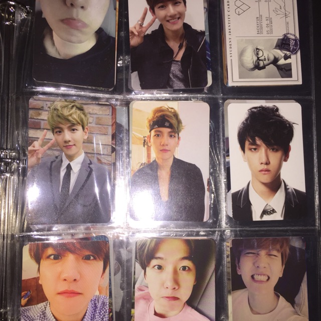 PHOTOCARD OFFICIAL BAEKHYUN EXO K M KOREA CHINA JAPAN DMUMT LOVESHOT FOR LIFE LMR EXODUS GROWL