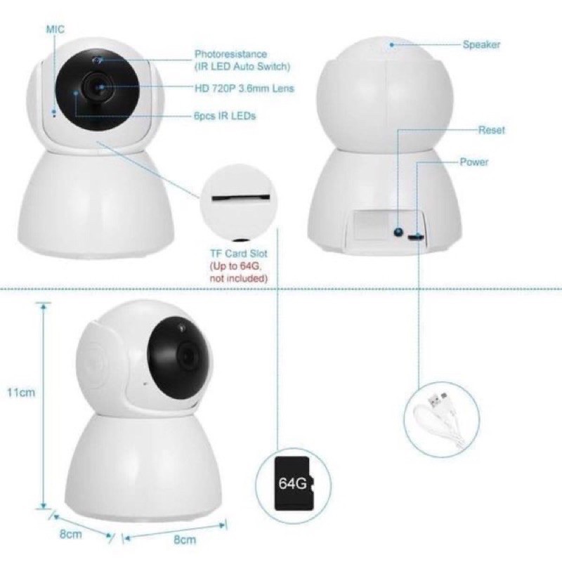 CCTV IP cam snowman FULL HD - ip camera snowman