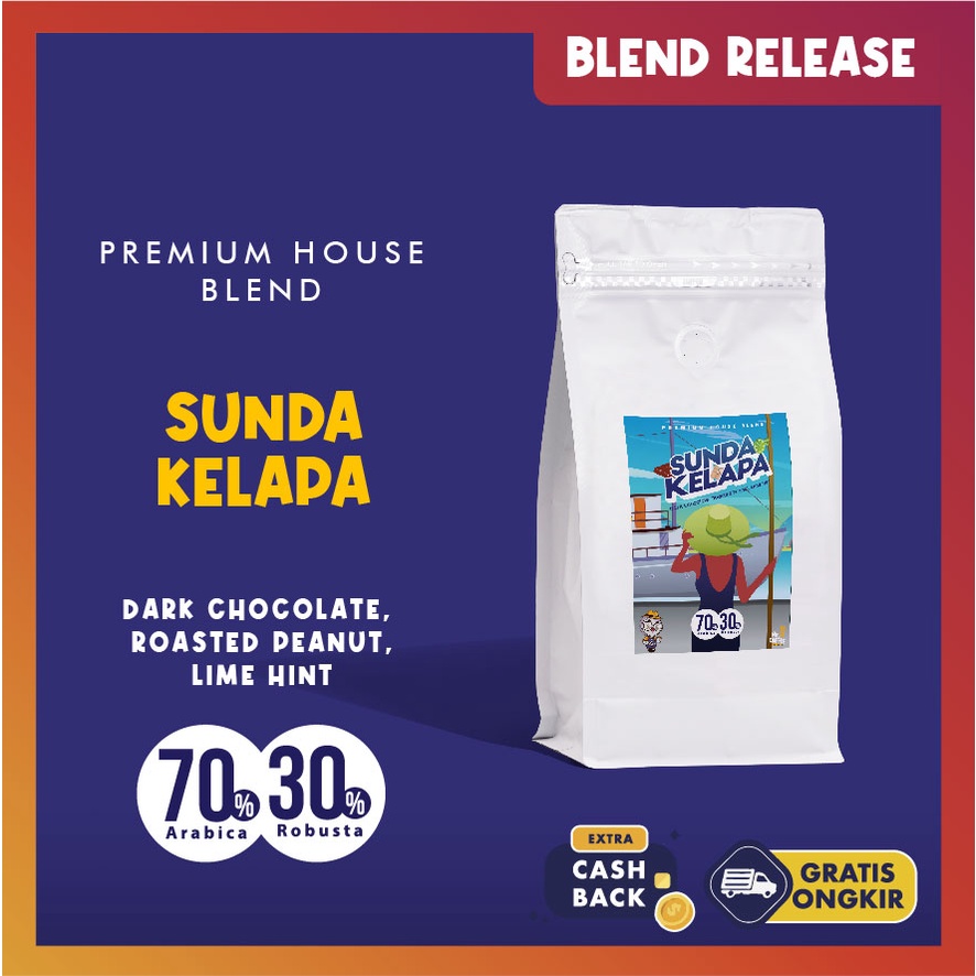 

Kopi Arabika Robusta Sunda Kelapa 500g | Signature Blend Mrocoffee
