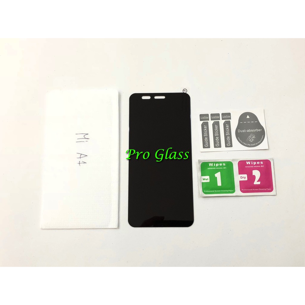 XIAOMI MI A1, REDMI 4X, NOTE 3, NOTE 4/4X PRIVACY ANTISPY / ANTI SPY PREMIUM TEMPERED GLASS