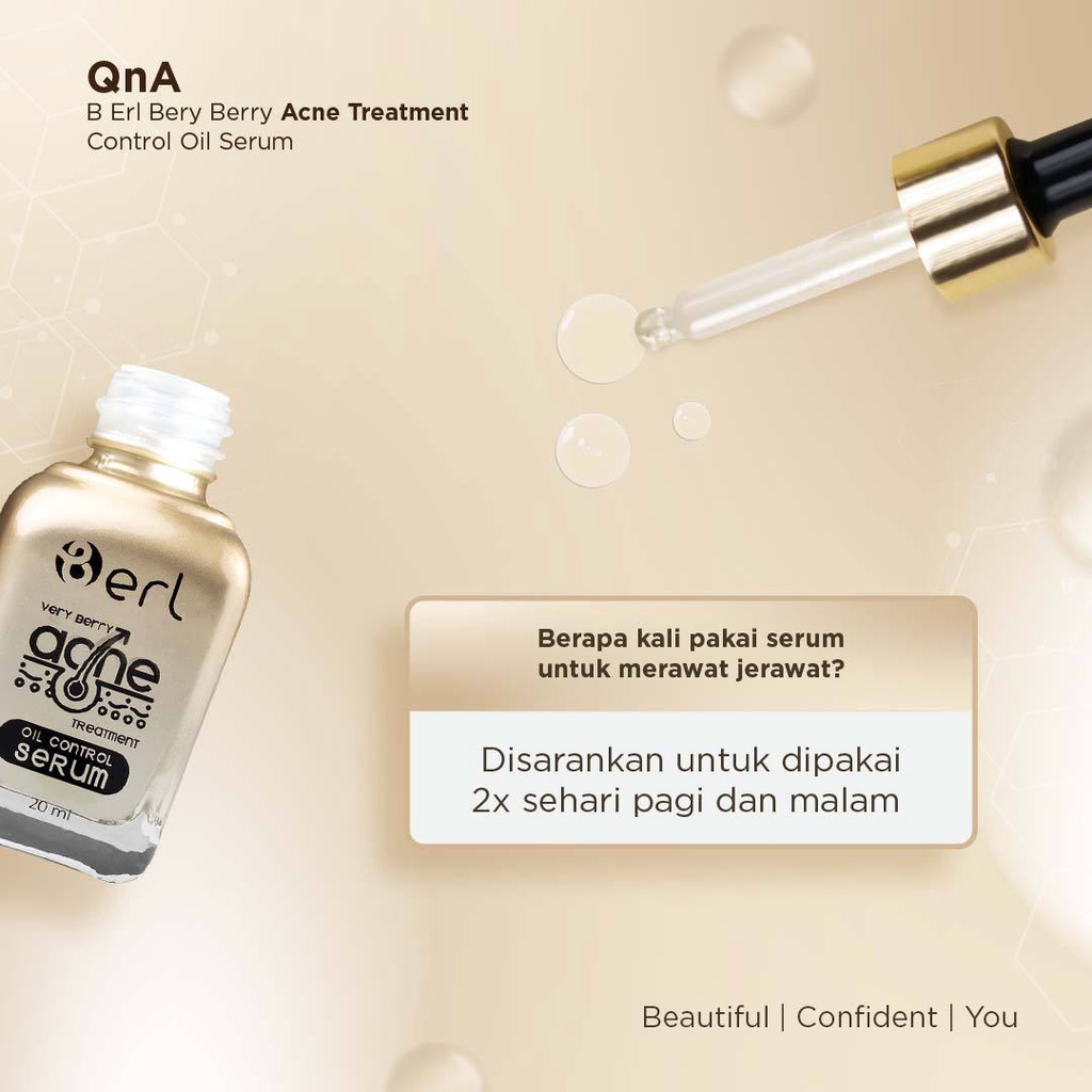 B Erl Very Berry Acne Treatment Oil Control Serum