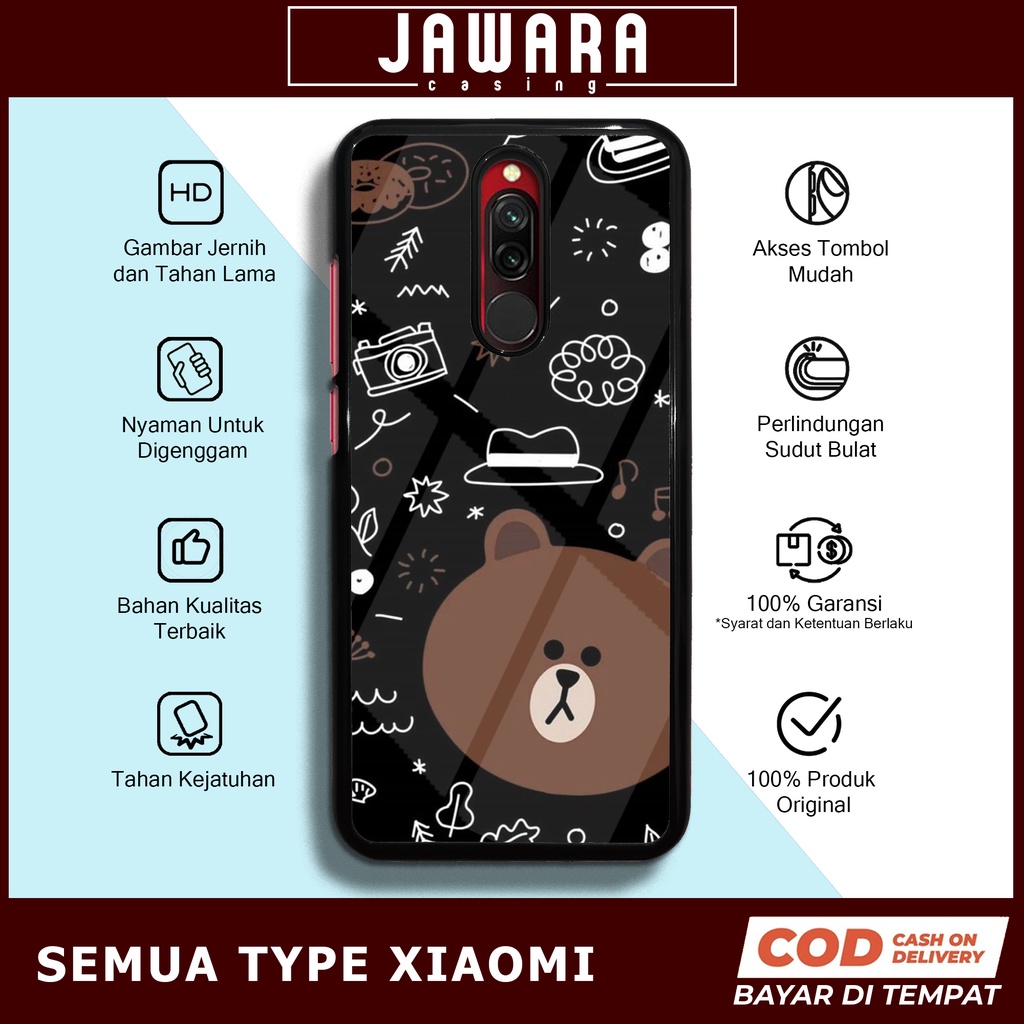 Case Redmi 8 Case Hp Xiaomi Redmi 8 Premium Glossy Jawara Casing [LN01] Casing Hp Redmi 8 Aesthetic Kesing Hp Karakter Anime Cassing Hp Motif Lucu Hardcase Xiaomi Softcase Xiaomi Silikon Hp Pelindung Hp