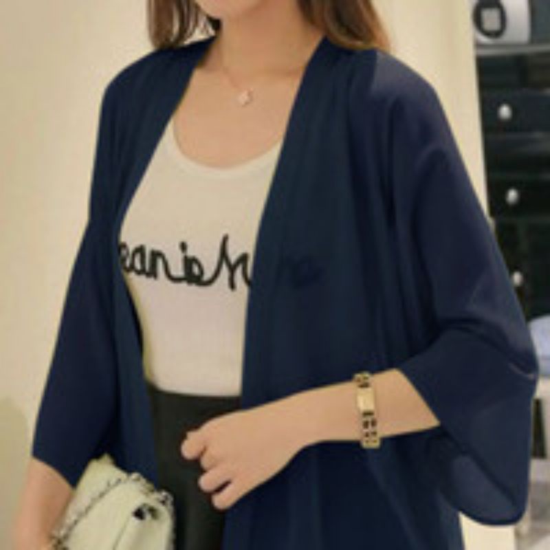 Lucia Basic Casual Cardigan Outer  Wanita Murah