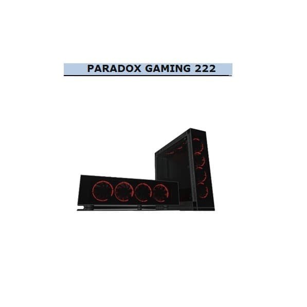 Casing Komp PARADOX GAMING 222 LEFT&amp;RIGHT TEMPERED GLASS 6mm - No PSU