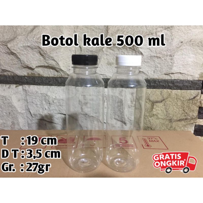 botol kale 500 ml // botol kopi // botol madu