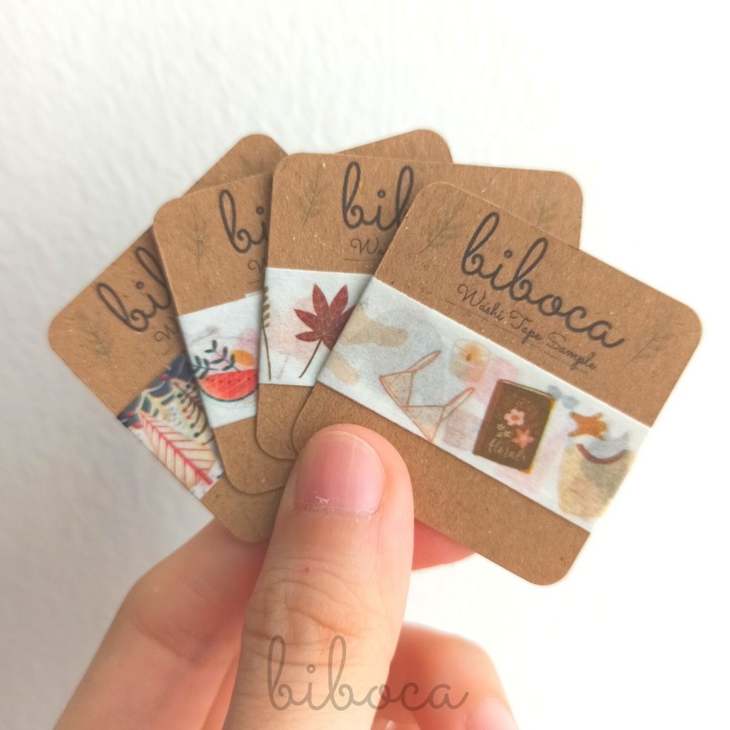 

Washi Tape Sample Selotip Bujo Journal Decorative Scrapbooking Sticker Kertas Deco boca83-84,91-102