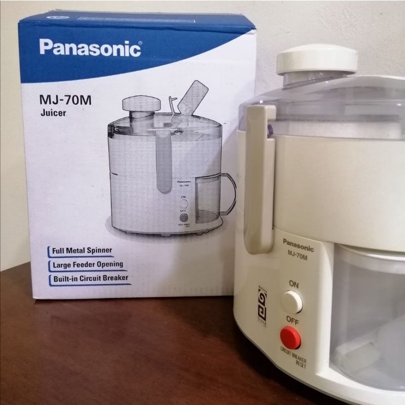 PANASONIC JUICER MJ 70 M PEMBUAT JUS STAINLESS BLADE 200 WATT