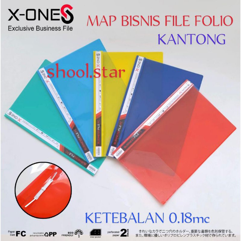 

MAP BISNIS FILE POKET FOLIO / BISNIS FILE KANTONG F4 X.ONE