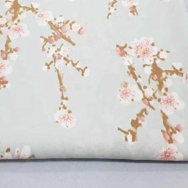 [KODE K0PZZ] Kain Wolfis Motif Monalisa Grade A Woolpeach Bunga Kotak Meteran