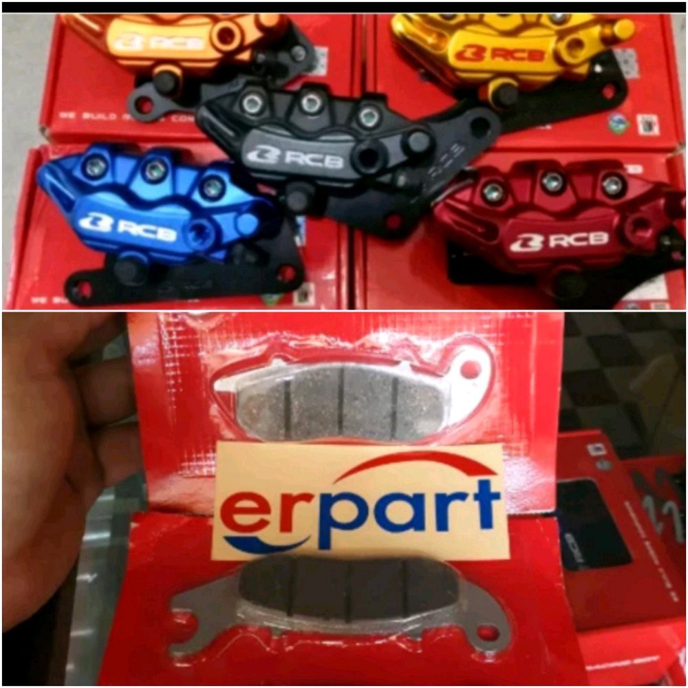 kampas rem rcb satria Fu kampas rem kaliper rcb kampas bu bac 64