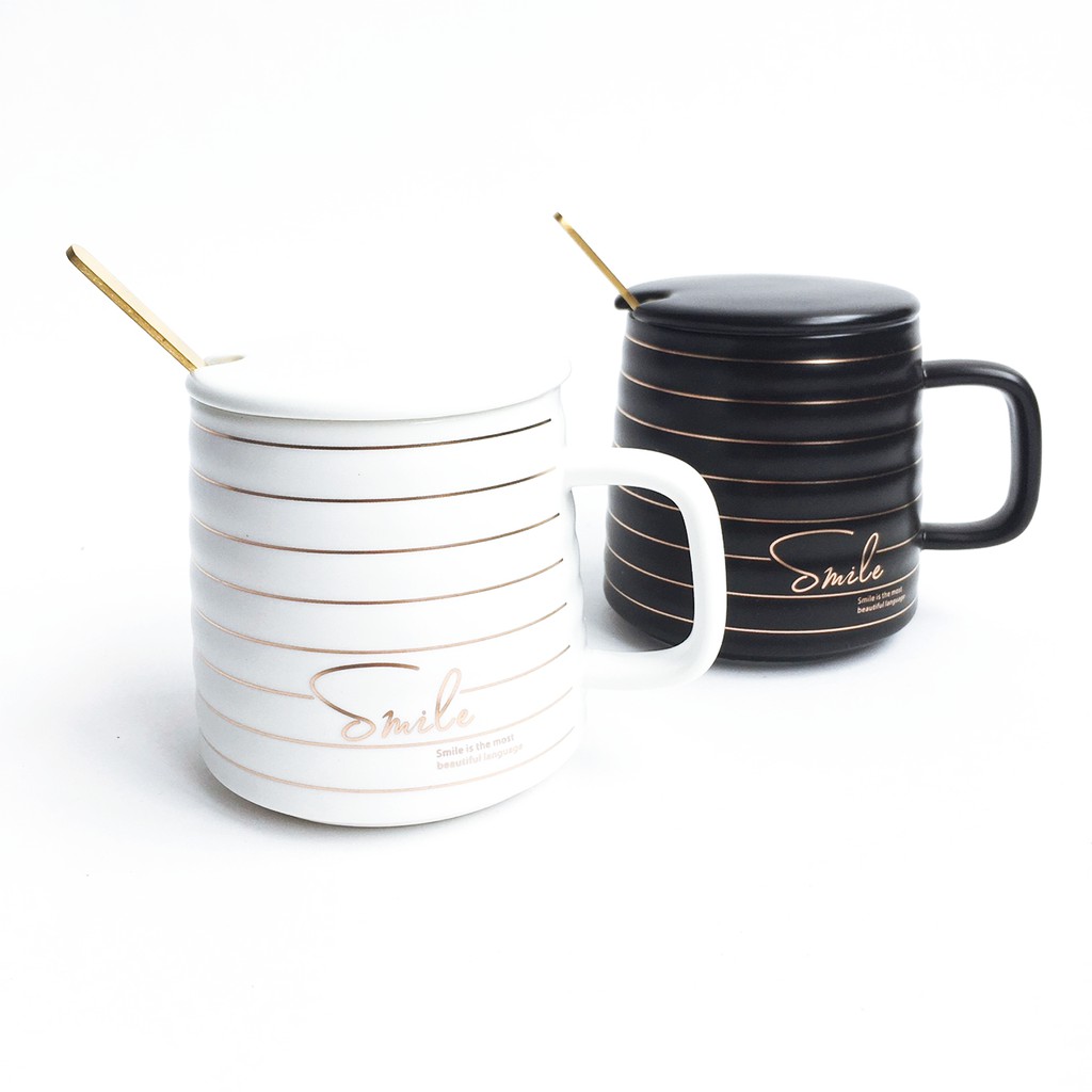  Mug keramik stripe gold