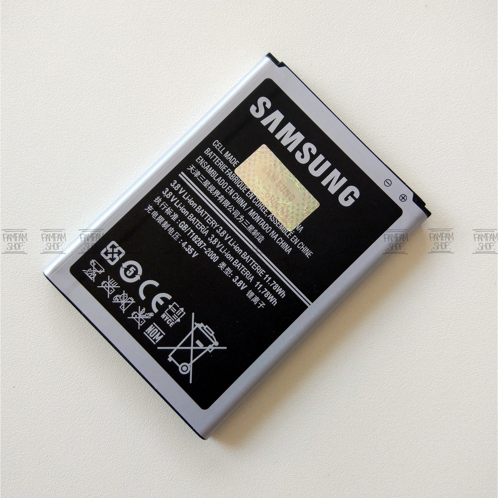 Baterai Handphone Samsung Galaxy Note 2 N7100 Original OEM | Battery, Batrai, Batre,  N 7100