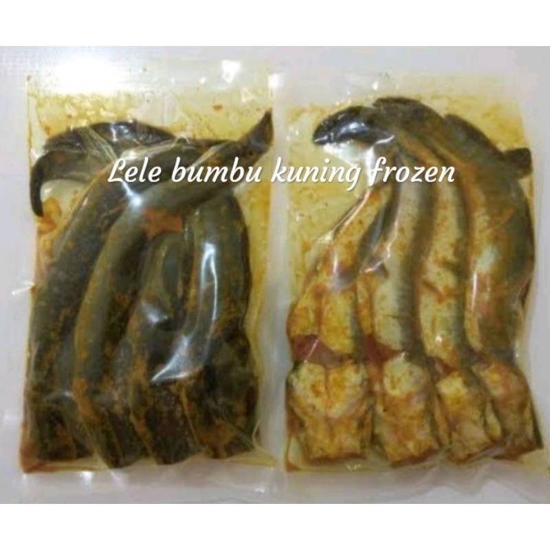 

Lele frozen bumbu kuning + sambal 500 gram
