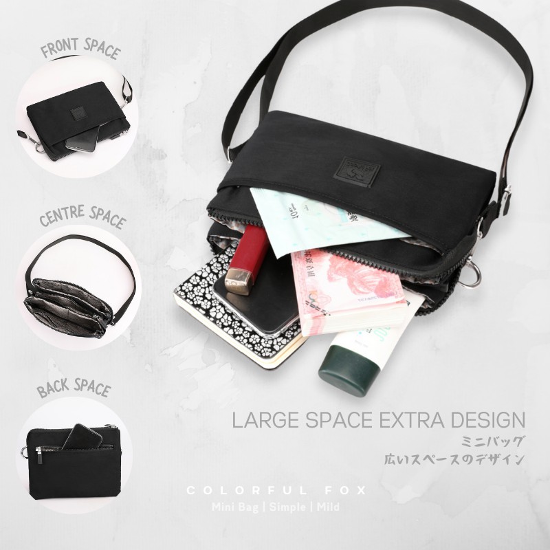 Tas Selempang Wanita COLORFUL FOX 0439 Sling Bag Wanita Shoulder Bag Wanita WATCHKITE WKOS
