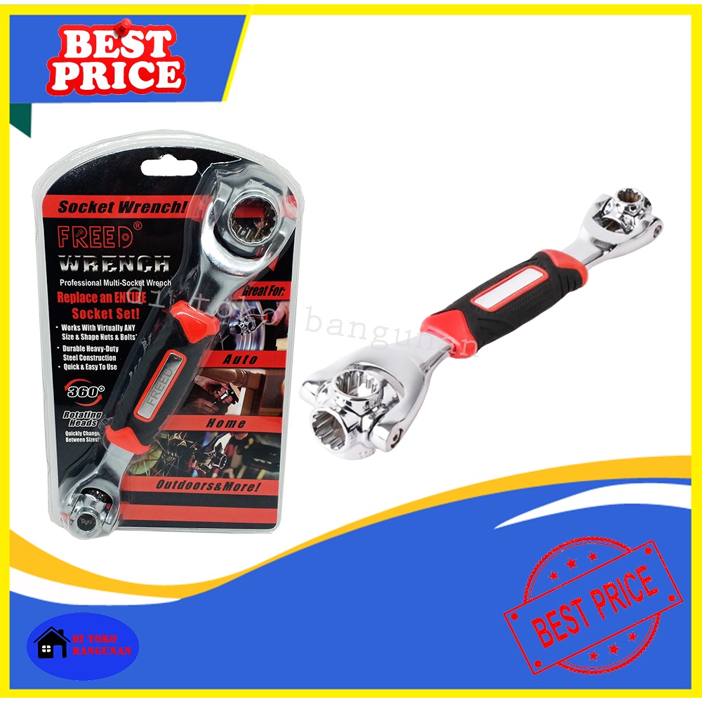 Kunci Sok Pembuka Baut 48 In 1 Serbaguna Freed Kunci Sock Socket Wrench