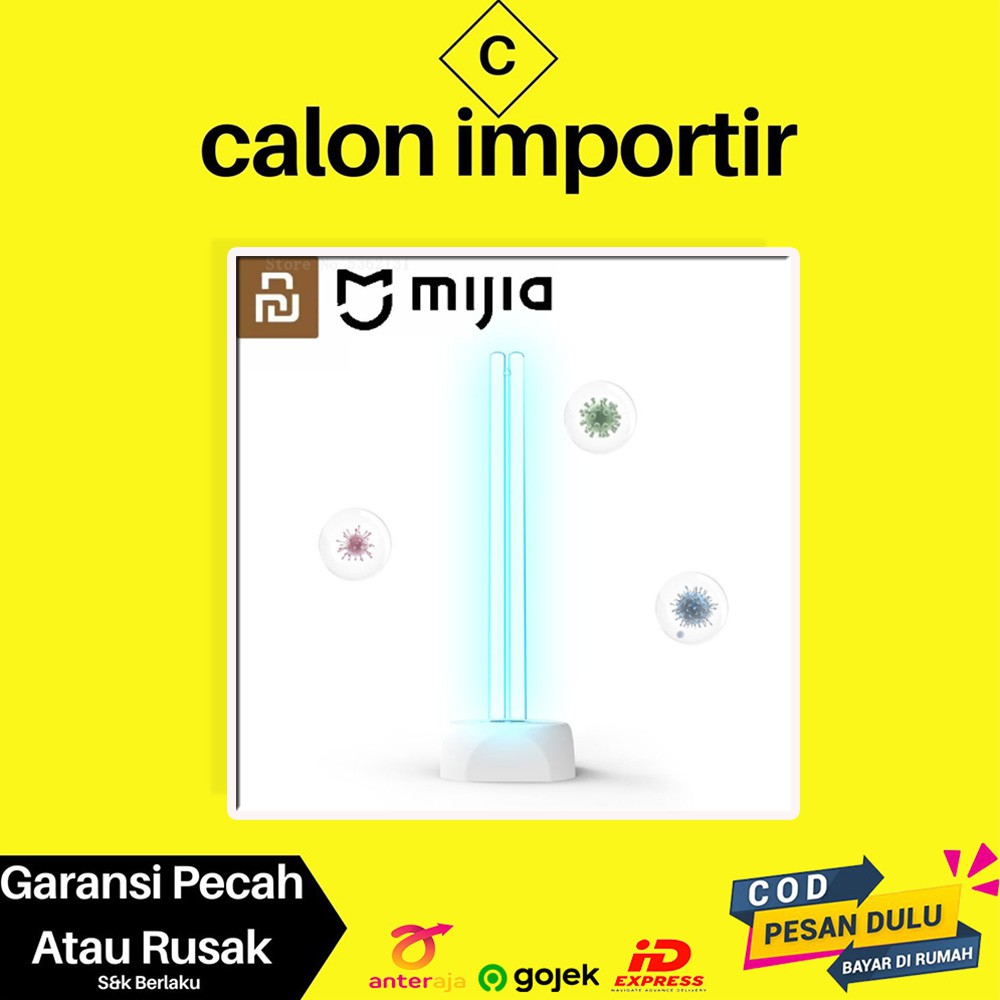 Lampu UV Ozonizer Sterilization Disinfektan Sterilizer Pembersih Udara Ruangan Xiaomi Portable