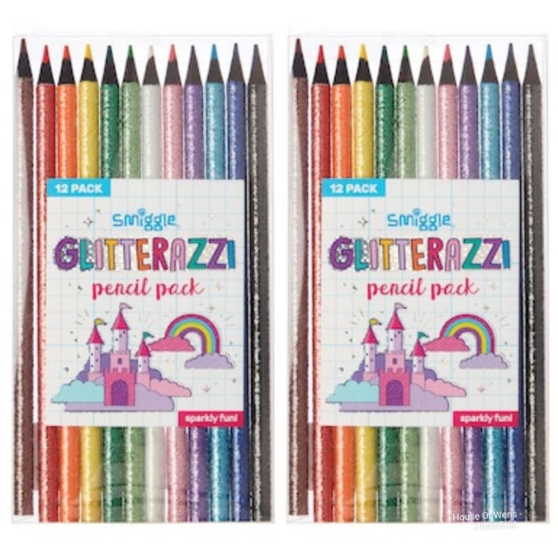 

SMIGGLE GLITTERAZZY PENCIL PACK X12 - COLOR PENCIL SMIGGLE ORIGINAL