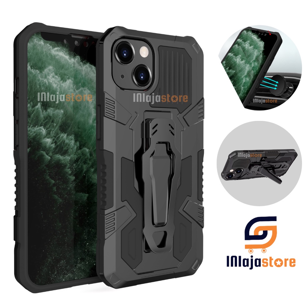 Hard Case iPhone 6 7 6+ 7+ X Xs Max XR Case H8 i-Crystal Kickstand Standing Robot