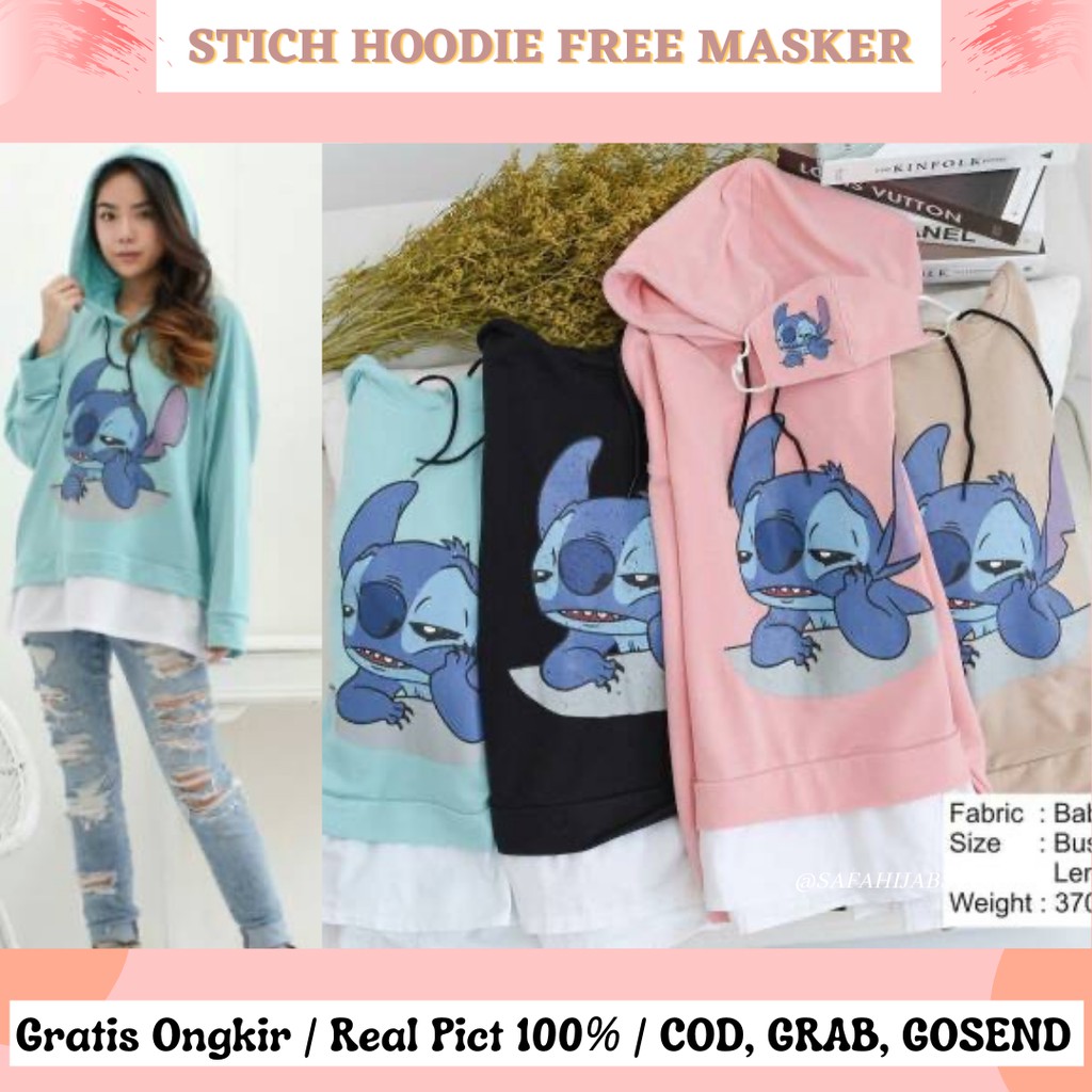 STICH HOODIE FREE MASKER