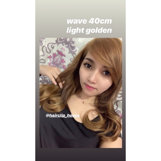 HAIRCLIP KOREA LIGHT GOLDEN