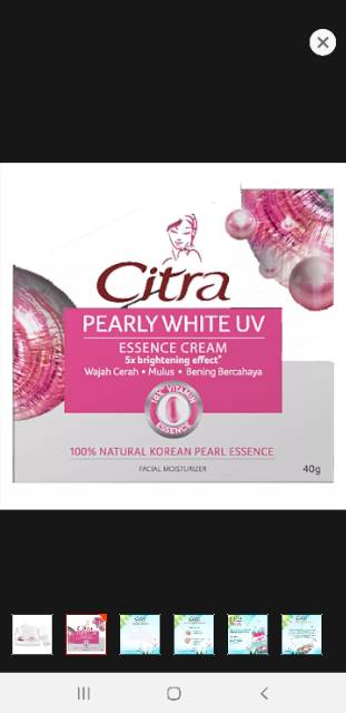 Citra Face Moisturizer 40gr