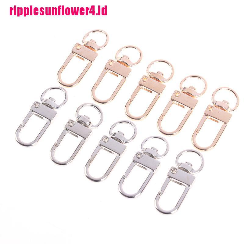 10pcs Jepit Lobster Ukuran 13x34mm Untuk Kalung / Gelang