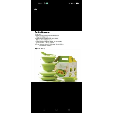 TUPPERWARE Hijau Blossom