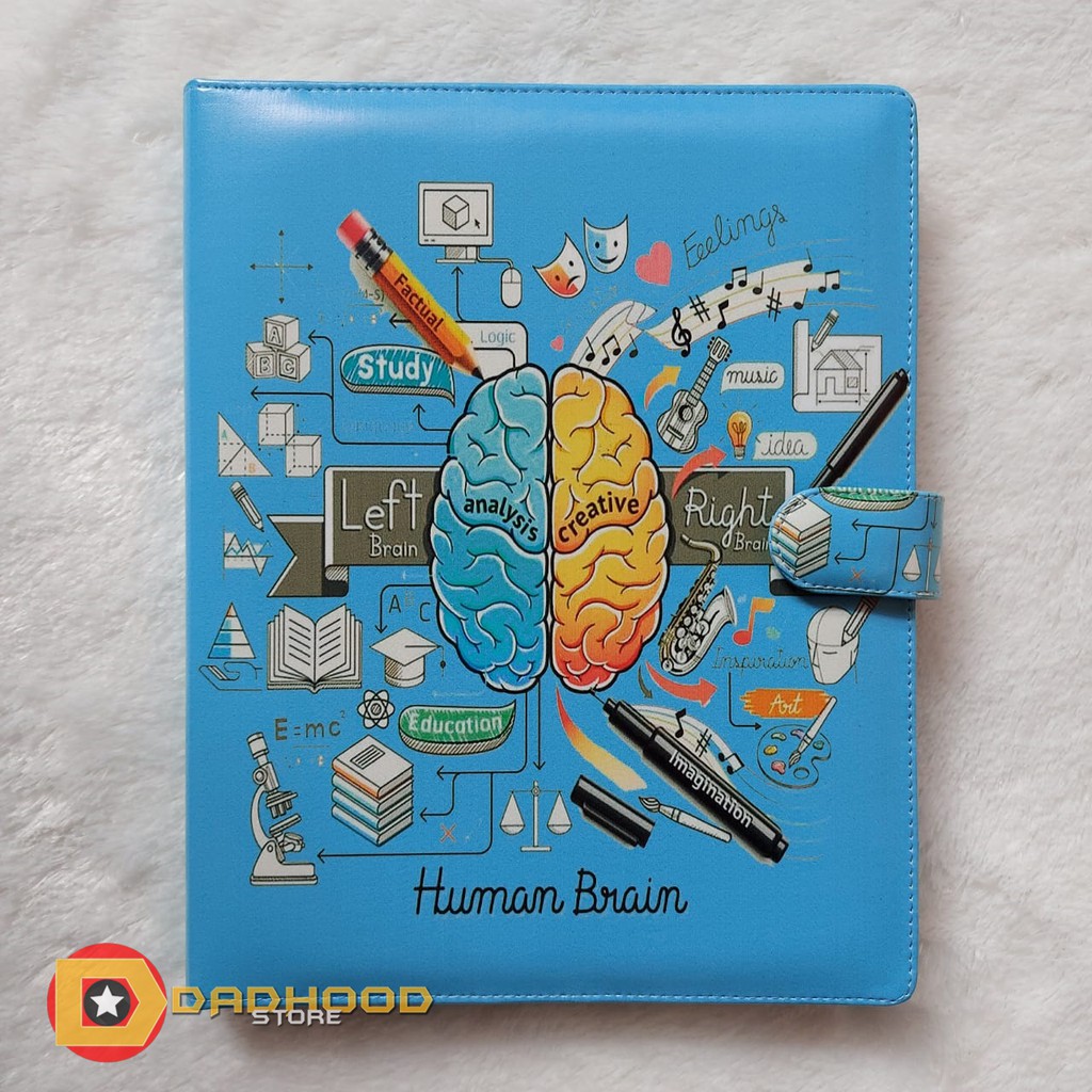 

BINDER PRINTING MOTIP HUMAN BRAIN BLUE A5 DAN B5