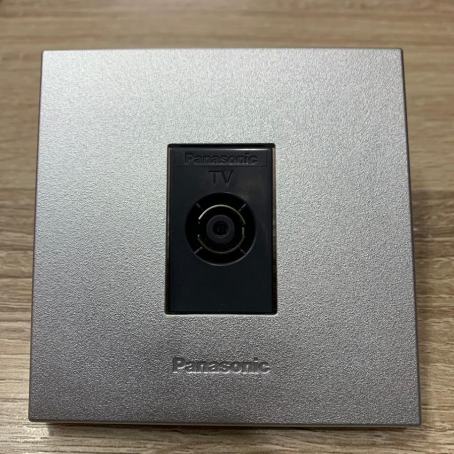 Stopkontak TV Frame Silver bagus awet