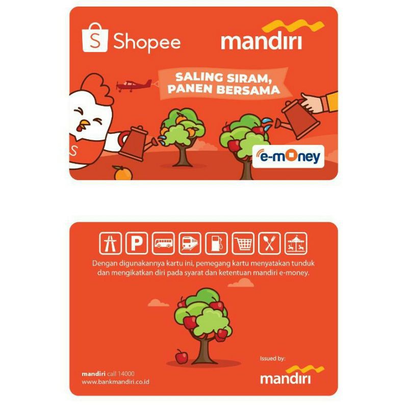 eMONEY Card MERCHANDISE ORI /Like eTOLL Tapcash Flazz or Brizzi