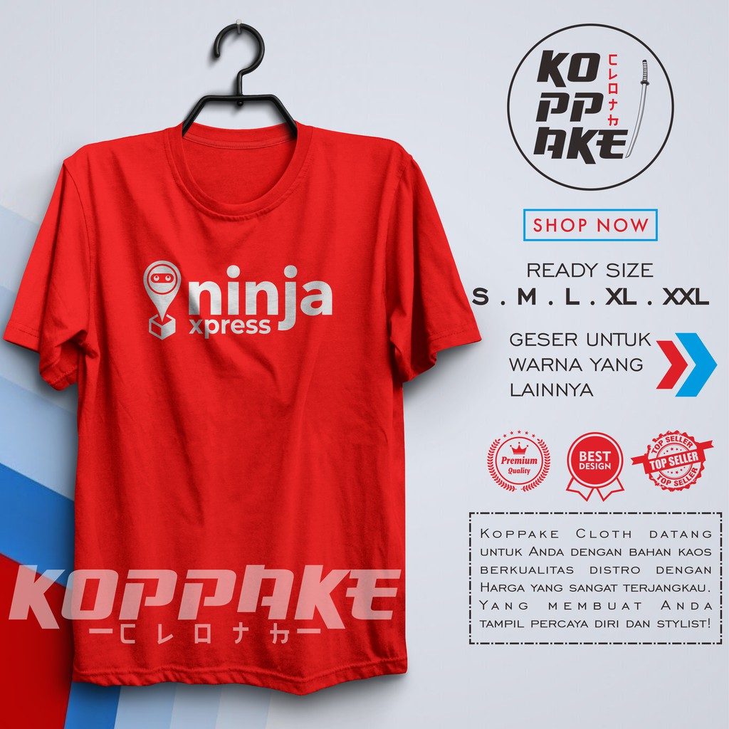 Kaos Ninja Xpress Baju Perusahaan