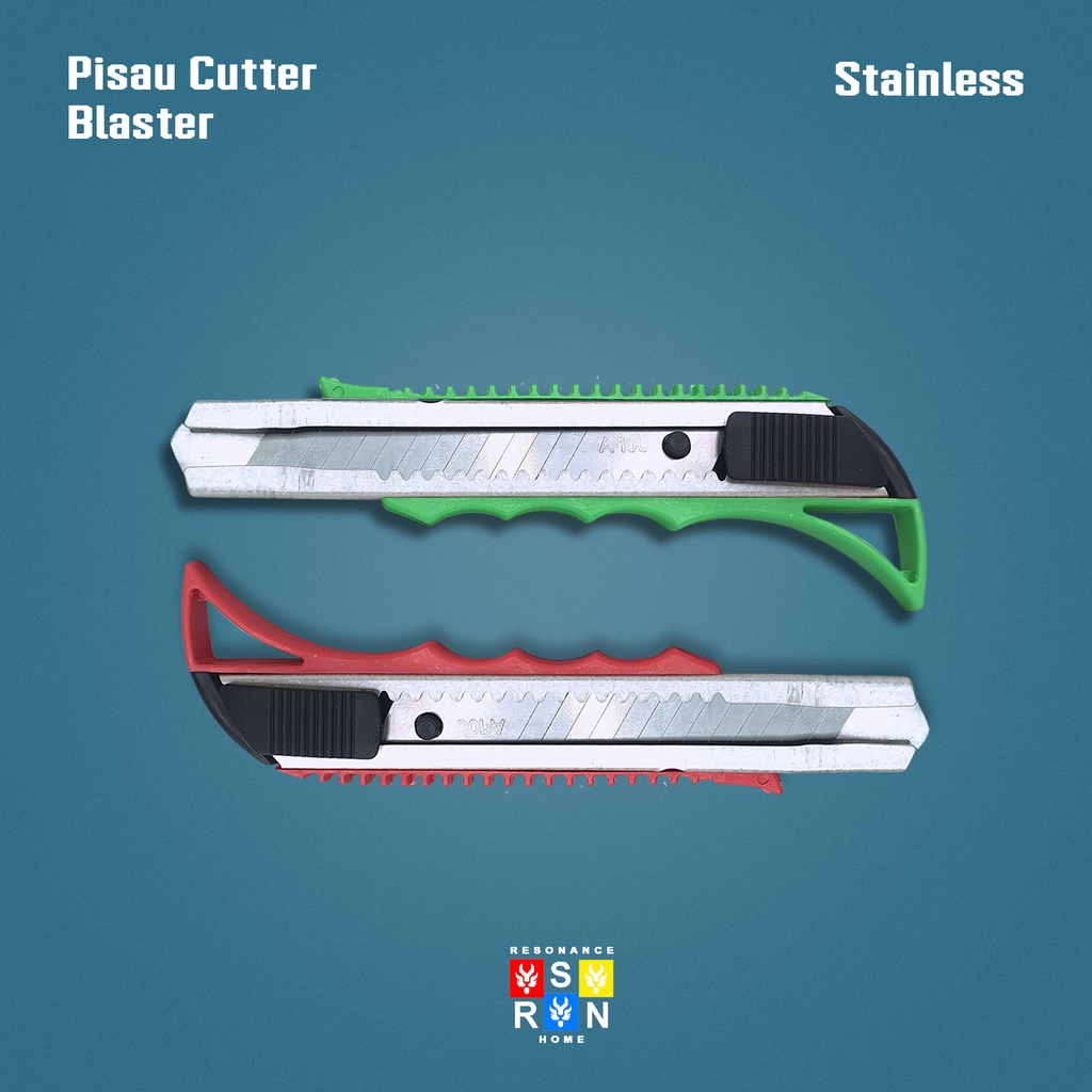 Pisau Cutter Blaster Tajam Ukuran Besar | Cutter Knife Murah / Alat Pemotong