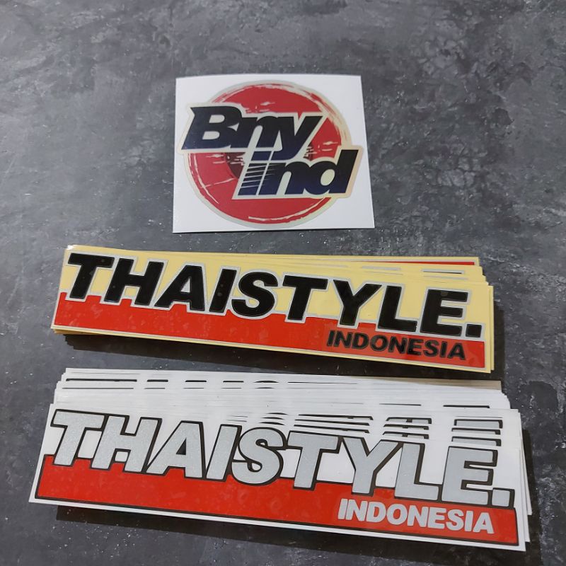 STICKER THAISTYLE INDONESIA CUTTING