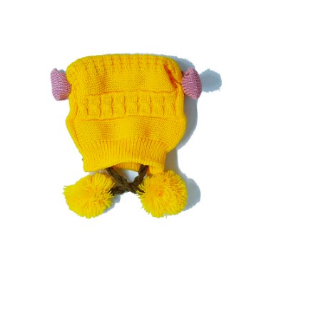 TERMURAH!! KUPLUK BAYI POMPOM POLOS MODEL KEPANG USIA 6 BULAN - 3 TAHUN