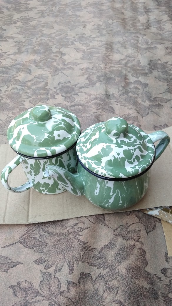 Teko Ekonomi Blirik Hijau 12cm (sekilo Muat 4)